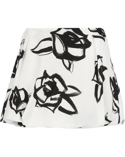 MSGM Cotton Mini Skirt - Black
