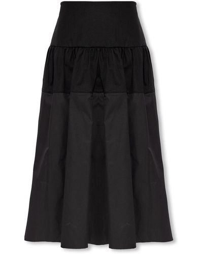 Jil Sander Cotton Skirt - Black
