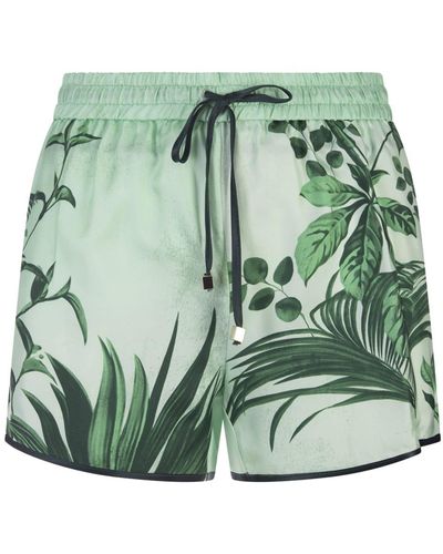 F.R.S For Restless Sleepers Flowers Alie Shorts - Green