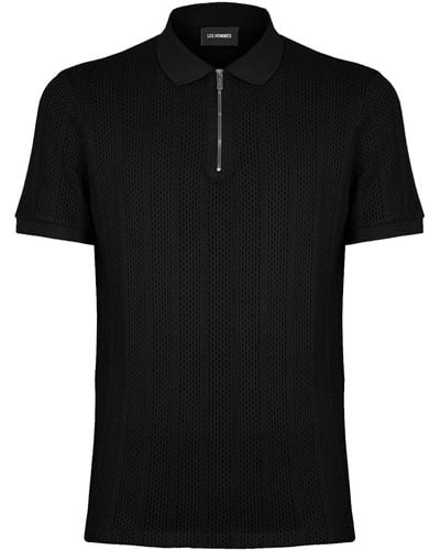Les Hommes Polo Shirt - Black