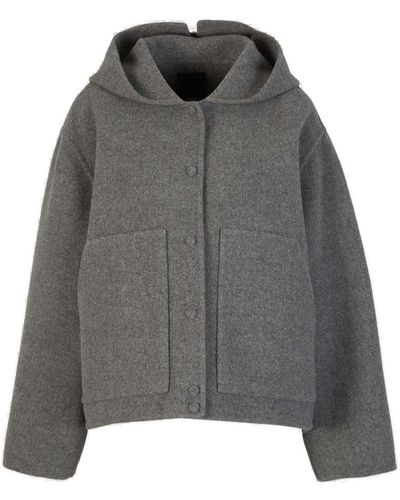 Givenchy Double Face Hooded Jacket - Grey