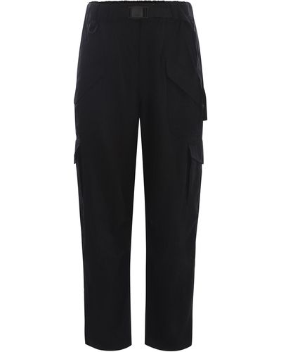 Y-3 Trousers Wash Made Of Nylon - Black