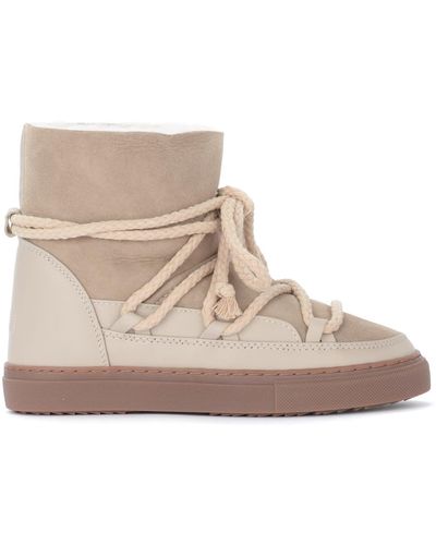 Inuikii Trainer Classic In Suede Leather - Natural