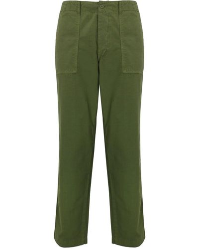 Roy Rogers Trousers With Big Pockets And Patches - Green