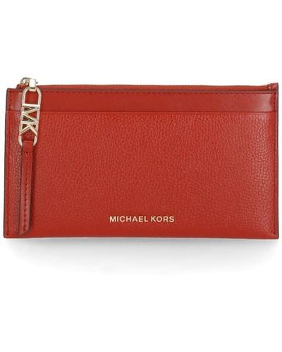 Michael Kors Empire Terracotta Wallet - Red