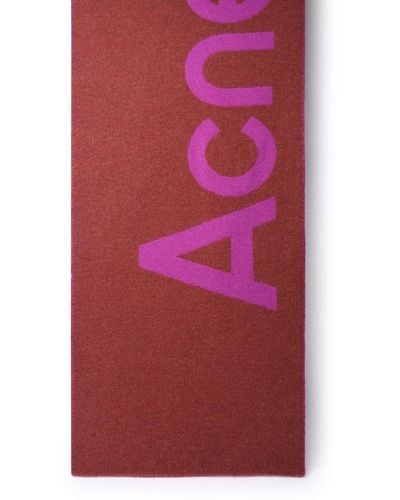 Acne Studios "" Scarf - Red