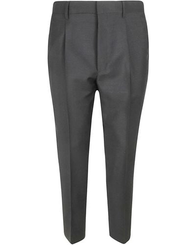 Prada Classic Wool Trousers - Grey