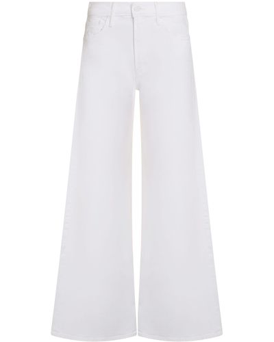 Mother The Undercover 5-pocket Straight-leg Jeans - White