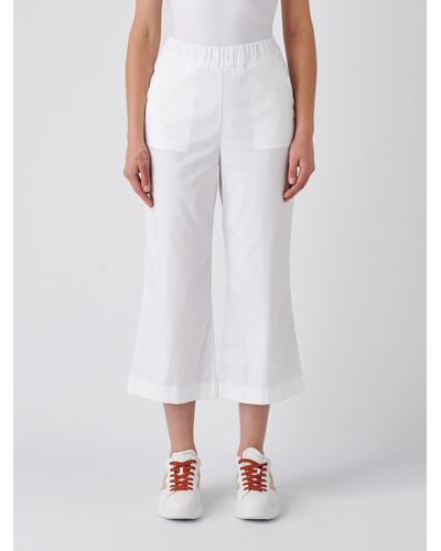 Gran Sasso Cotton Pants - White