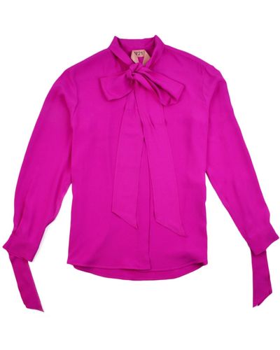 N°21 Silk Shirt - Pink