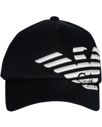 Emporio Armani Eagle Baseball Cap - Black