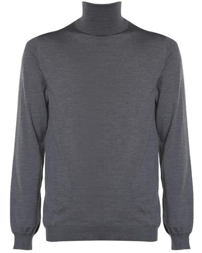 Zanone Turtleneck Sweater - Gray