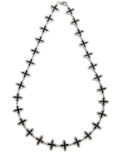DARKAI Clover Tennis Necklace - Black