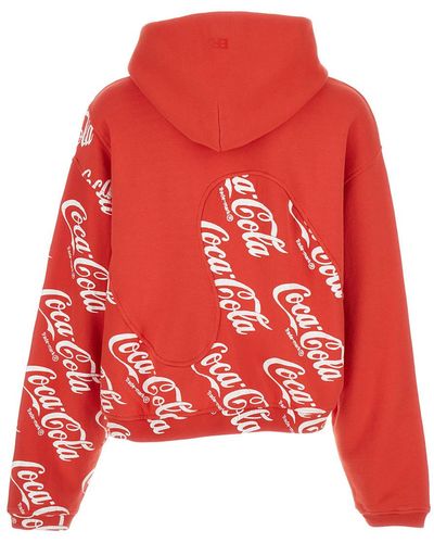 ERL Hoodie X Coca Cola - Red