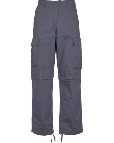 Carhartt Cargo Buttoned Pants - Blue