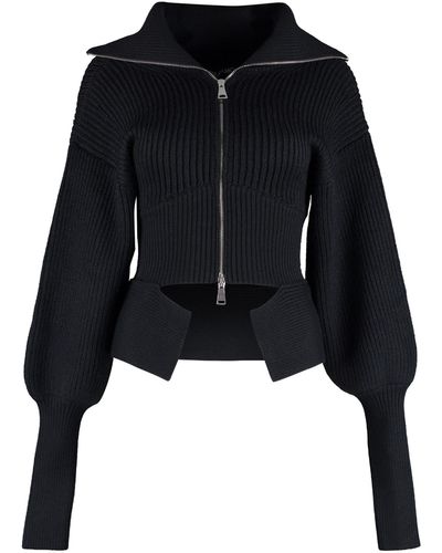ANDREADAMO Turtleneck Merino Wool Sweater - Black