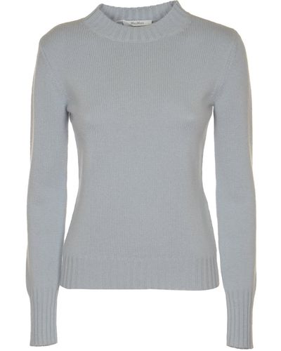 Max Mara Sweaters Clear Blue - Gray