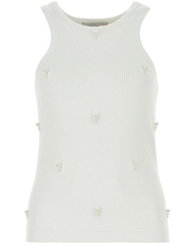 Stella McCartney Stretch Nylon Tank Top - White