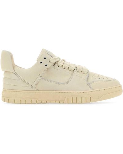 1989 STUDIO Ivory Leather Trainers - White