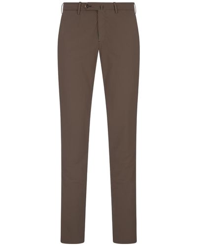 PT01 Kinetic Fabric Classic Trousers - Brown