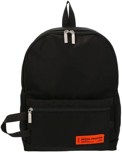 Heron Preston Logo Backpack - Black