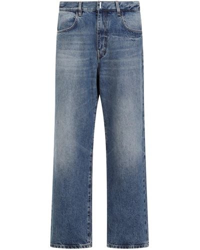 Givenchy Round Regular Fit 5 Pockets Denim Jeans - Blue