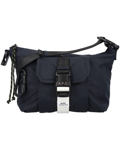 A.P.C. Treck Shoulder Bag - Blue
