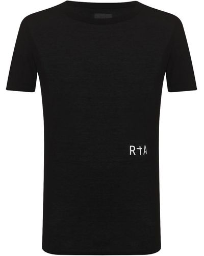 RTA Cotton T-Shirt - Black
