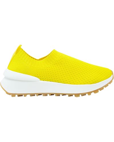 P.A.R.O.S.H. Fabric Camishoe Trainers - Yellow