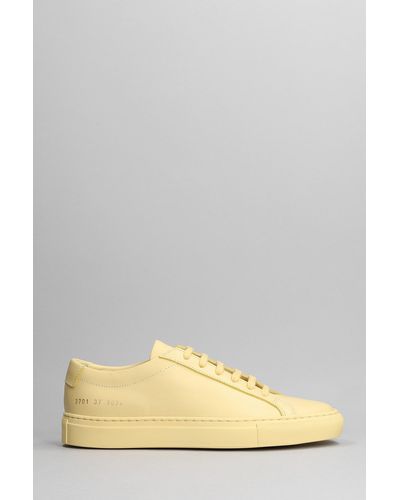 Common Projects Achille Trainers - Yellow