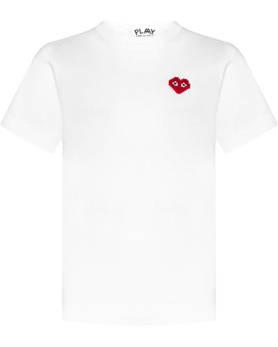 COMME DES GARÇONS PLAY Cdg Play T-shirts And Polos - White