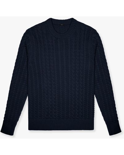 Larusmiani Sweater Brody Sweater - Blue