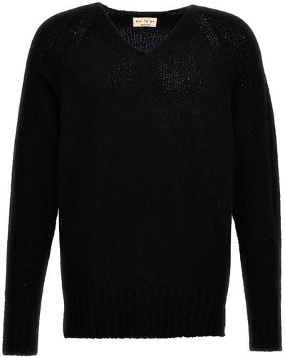 Ma'ry'ya V-Neck Sweater - Black