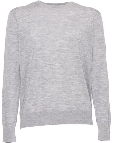Ballantyne Crew Neck Sweater - Gray