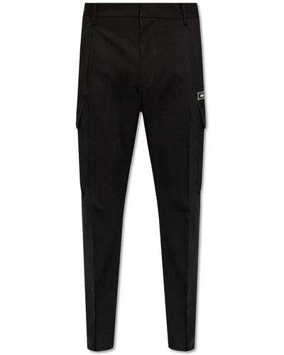 DSquared² Wool Trousers - Black
