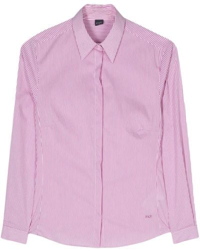 Fay And Stretch Cotton Shirt - Pink
