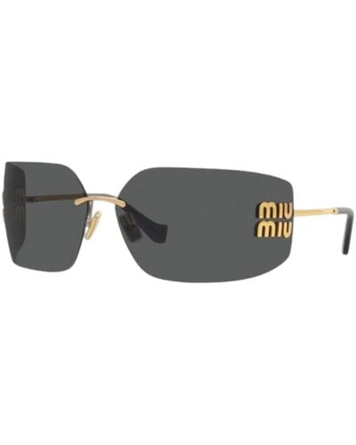 Miu Miu Smu 54Ys Sunglasses - Black
