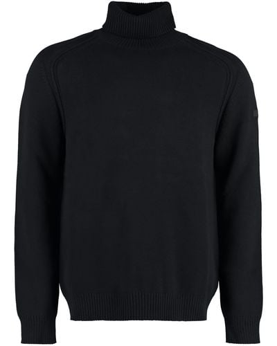 Rrd Cotton Turtleneck Sweater - Black