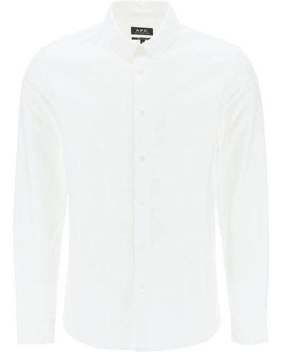 A.P.C. Button Down Shirt - White