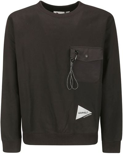 Gramicci Print Sweatshirt - Black