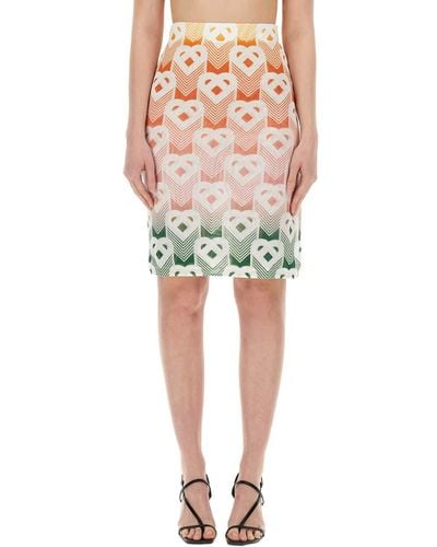 Casablancabrand Net Skirt - Multicolour