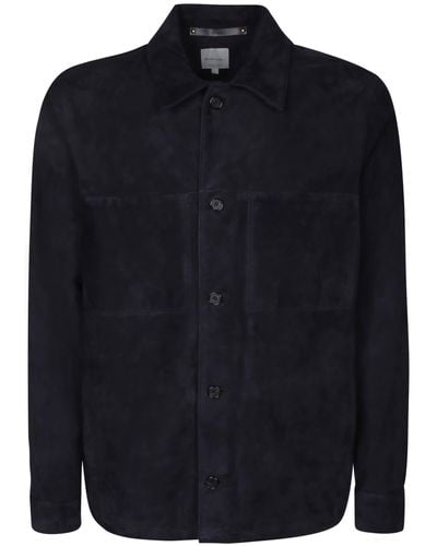 Paul Smith Suede Overshirt - Blue