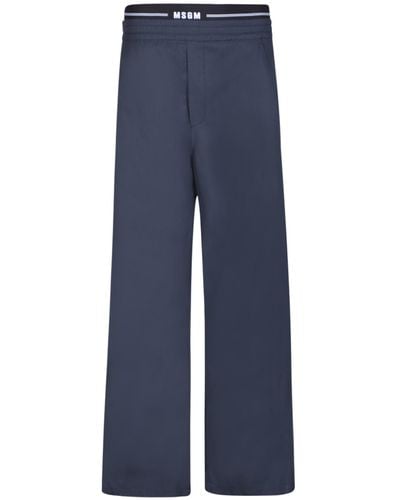MSGM Trousers - Blue