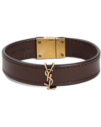 Saint Laurent Bracelets - Brown
