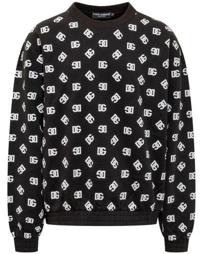 Dolce & Gabbana Sweatshirt Crew Neck - Black