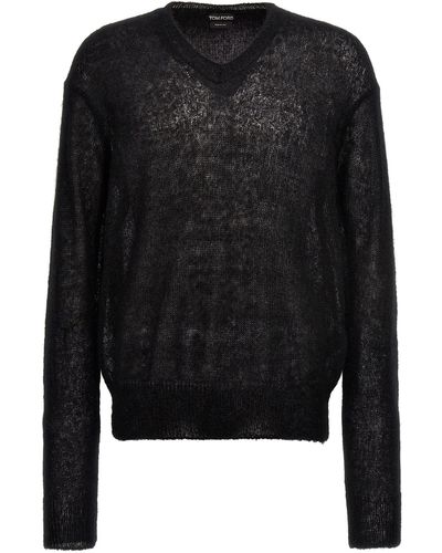 Tom Ford Mohair Sweater Sweater, Cardigans - Black