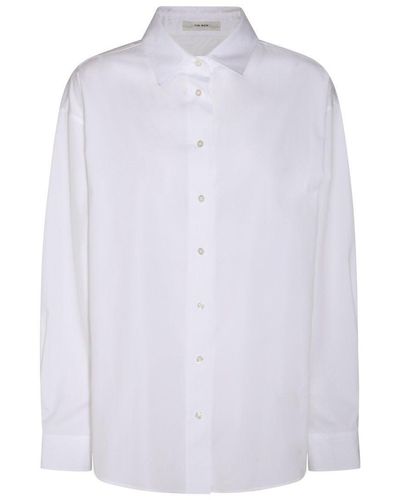 The Row Button Down Sleeved Shirt - White
