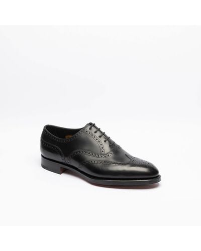Edward Green Malvern Calf Oxford Shoe - Black