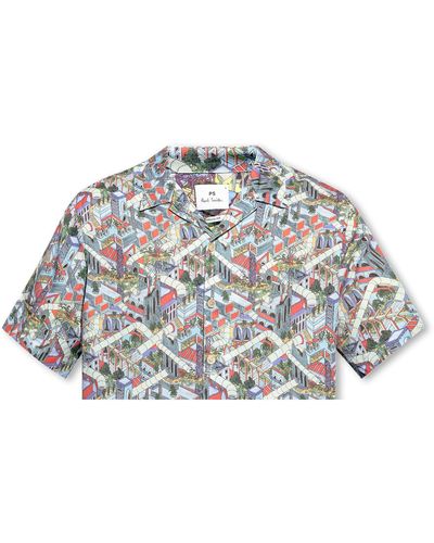 PS by Paul Smith Ps Paul Smith Shirt With Short Sleeves - Multicolor