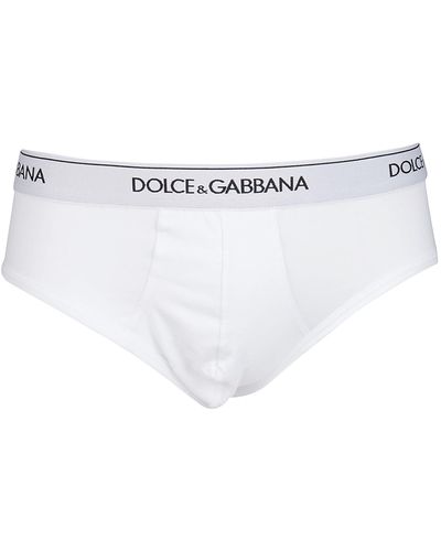 Dolce & Gabbana Cotton Brief Set - White